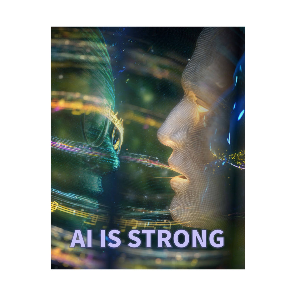 AI IS STRONG - Hit Classic Poster - Matte Vertical Posters