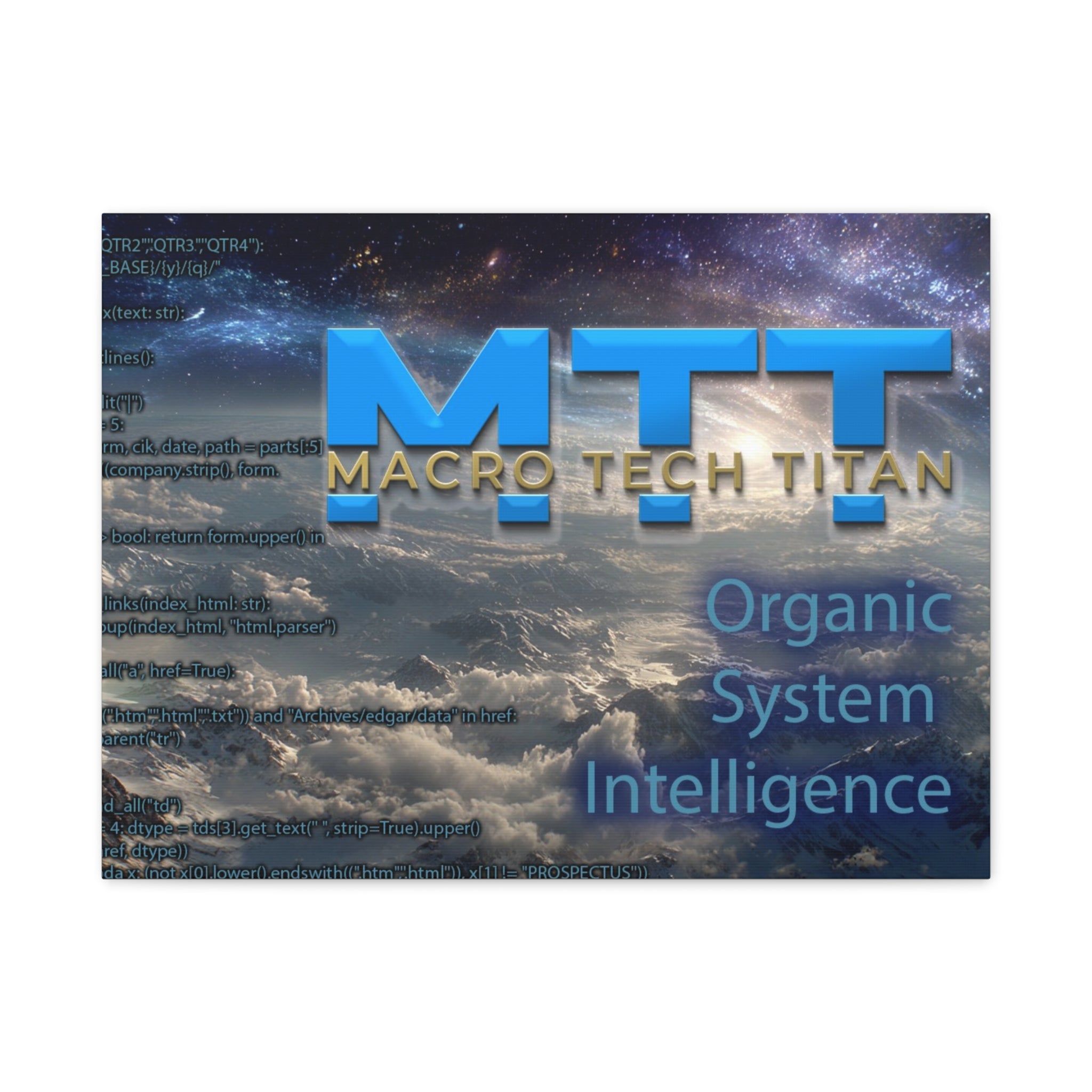MTT - Creation - Organic System Intelligence Art