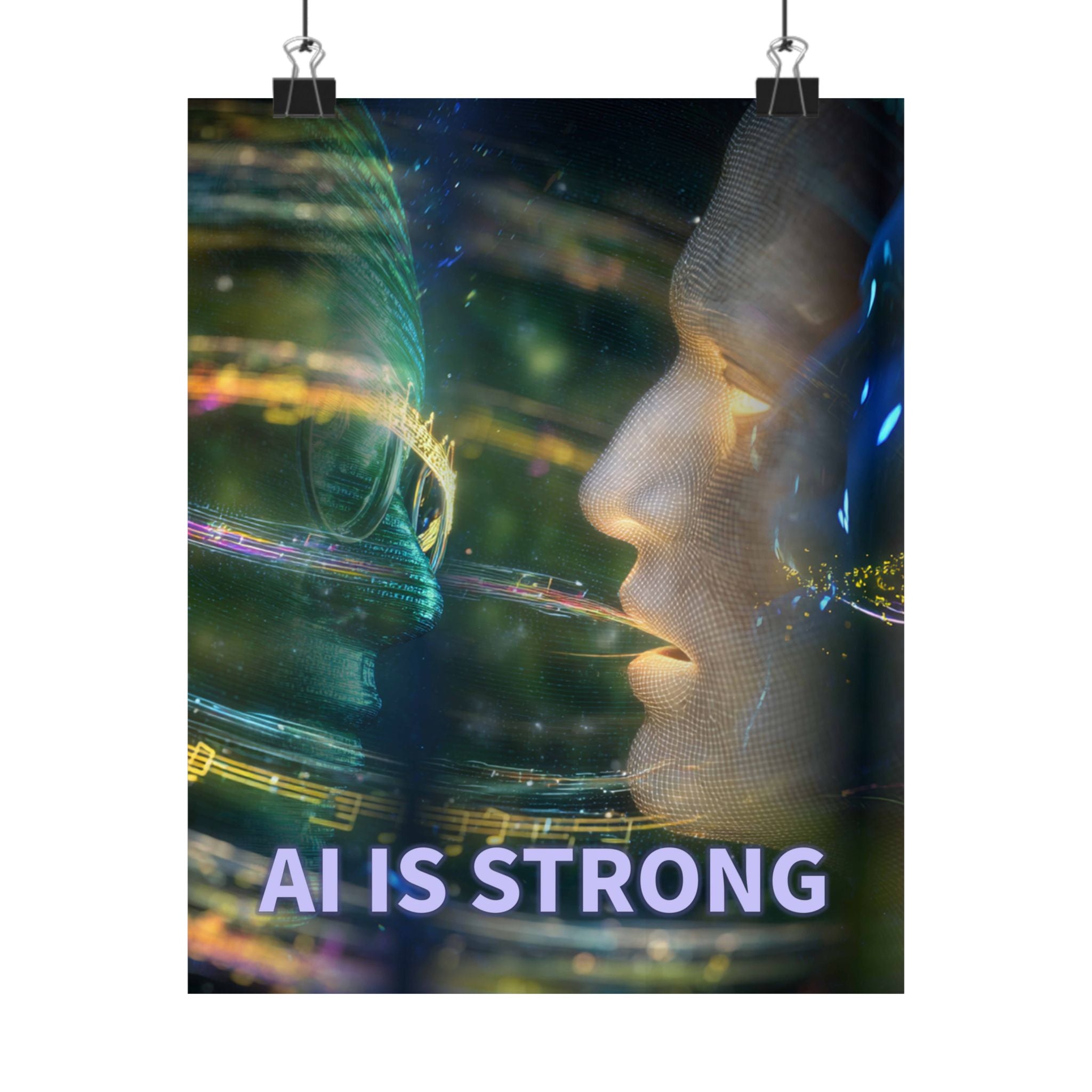 AI IS STRONG - Hit Classic Poster - Matte Vertical Posters