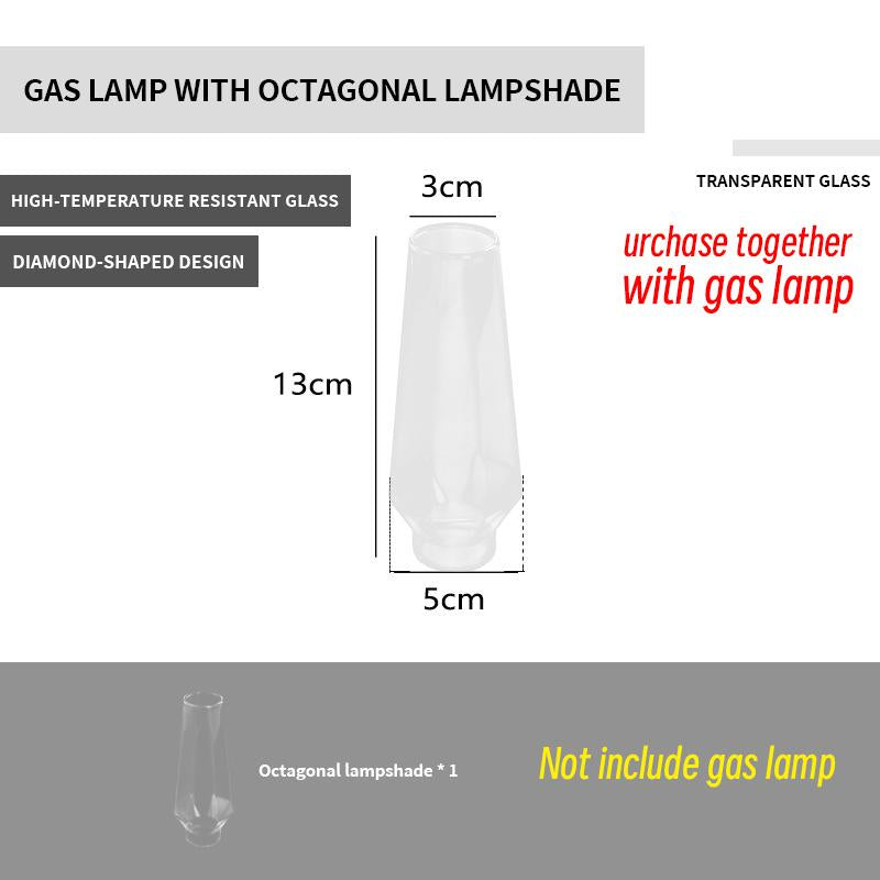Vintage Outdoor Camping Ambient Light Set, Creative Modular Gas Lantern for Desktop and Bedside Decoration