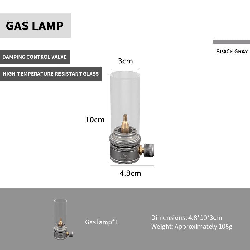 Vintage Outdoor Camping Ambient Light Set, Creative Modular Gas Lantern for Desktop and Bedside Decoration
