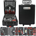 899PCS Tool Set,Large Capacity Metal Hand Toolbox,Rolling Toolbox,Aluminum 4-Drawer Mobile Tool Box,Mechanic & Household Repair Tool Set,Father'S Day Gift for Dad