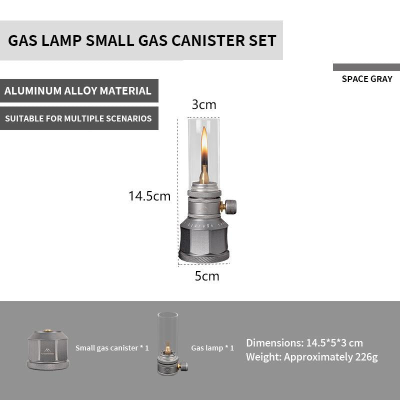 Vintage Outdoor Camping Ambient Light Set, Creative Modular Gas Lantern for Desktop and Bedside Decoration